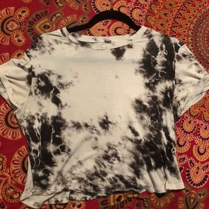 Black and white tie dye